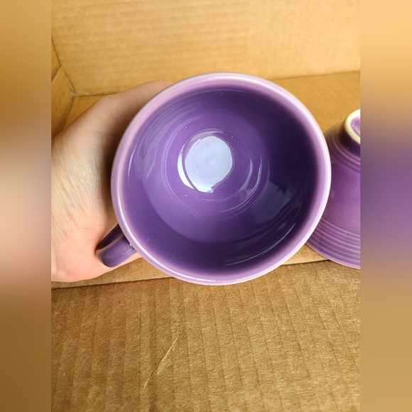 Fiestaware purple lilac? Heather? cups - Picture 4 of 10